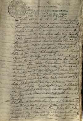 Actas Capitulares de 1723 (II)