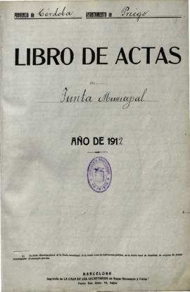 Actas de la Junta Municipal de Asociados de 1912 a 1914