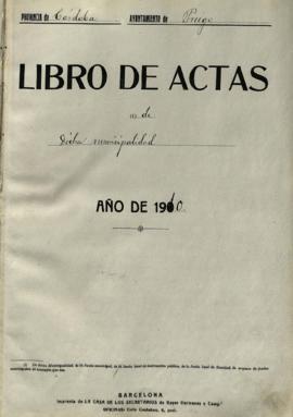 Actas Capitulares de 1910 a 1912