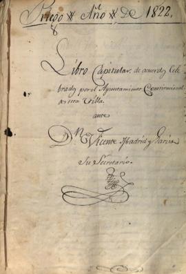 Actas Capitulares de 1822
