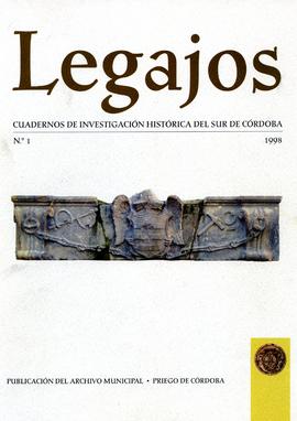 Portada Legajos nº 1 - 1998