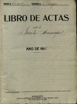 Actas de la Junta Municipal de Asociados de 1918 a 1924