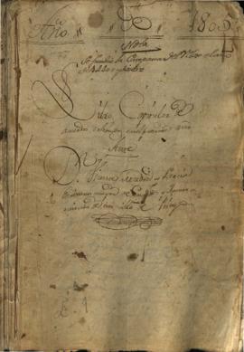 Actas Capitulares de 1805