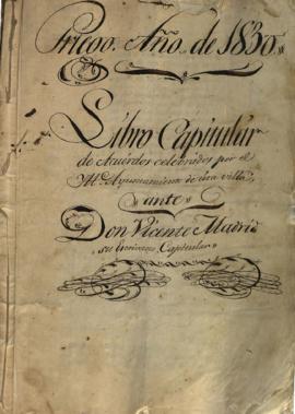 Actas Capitulares de 1830