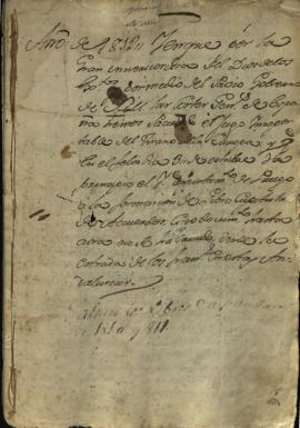 Actas Capitulares de  1812
