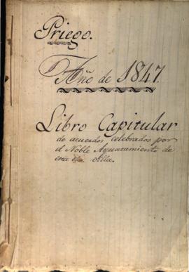 Actas Capitulares de 1847