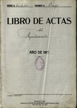 Actas Capitulares de 1912 a 1913