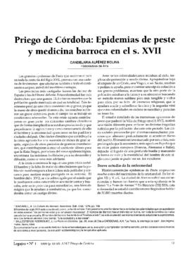 Priego de Córdoba: Epidemias de Peste y Medicina Barroca en el s.XVII