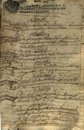 Actas Capitulares de 1648