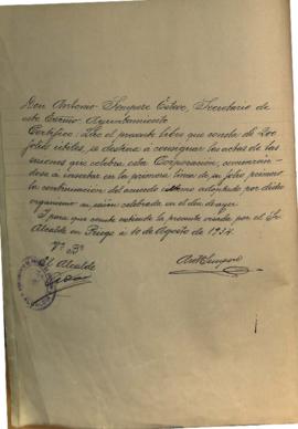 Actas Capitulares de 1934 (II)