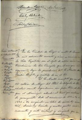 Actas Capitulares de 1895 (II)