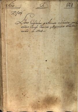 Actas Capitulares de 1764 (I)