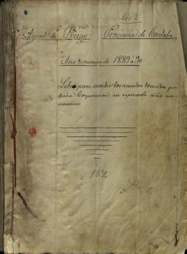 Actas Capitulares de 1889